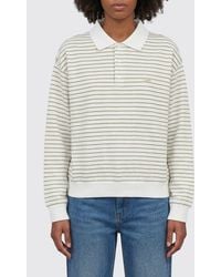 DUNST - Striped Cotton Polo Shirt - Lyst