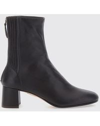 Aquazzura - Bootie Saint Honore 50 Suede Sheep Boot - Lyst
