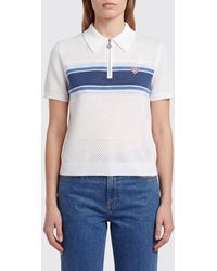 CASABLANCA - Cotton Polo Shirt - Lyst
