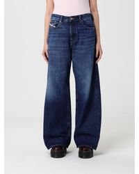 DIESEL - D-Sire Wide-Leg Denim Jeans - Lyst