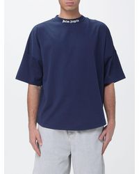 Palm Angels - Cotton T-Shirt With Logo - Lyst