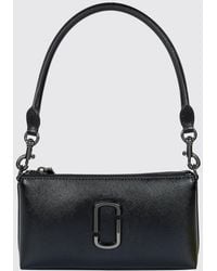 Marc Jacobs - The Pochette Saffiano Leather Shoulder Bag With Metal Chain - Lyst