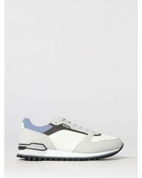 BOSS - Parkour Mesh And Rubber Sneakers - Lyst