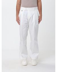 Paolo Pecora - Stretch Cotton Blend Tailored Trousers - Lyst