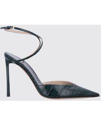 Tom Ford - Selen Croc-Effect Leather Pumps With Stiletto Heel And Ankle Strap - Lyst