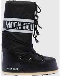 Moon Boot - Icon Nylon Snow Boots With Printed Logo - Lyst