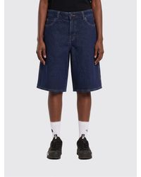 Dickies - High-Waisted Knee-Length Denim Shorts - Lyst