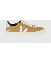 Veja - Campo Suede Trainers With Contrasting Logo - Lyst