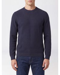 Zanone - Slim-Fit-Pullover Mit Rundhalsausschnitt Aus Reiner Schurwolle Mit Rippbündchen - Lyst