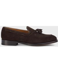 Doucal's - Suede Loafers With Tassels - Lyst