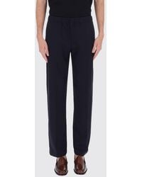 Lardini - Virgin Wool Slim Fit Trousers - Lyst