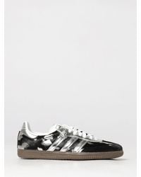 adidas Originals - Samba Og Leather Sneakers With Animal Print And 3-Stripes - Lyst
