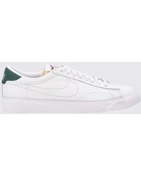 Nike - Tennis Classic Ac Smooth Leather Trainers With Perforated Swoosh - Lyst