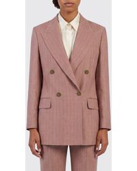 Jacob Cohen - Pinstriped Double-Breasted Blazer - Lyst