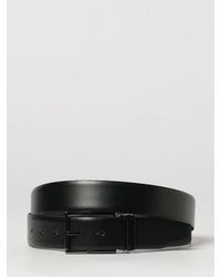 BOSS - Reversible Smooth Leather Belt With Logo Pin Buckle - Lyst
