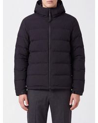 Aspesi - Short Puffer Jacket With Hood And Primaloft Technical Padding - Lyst