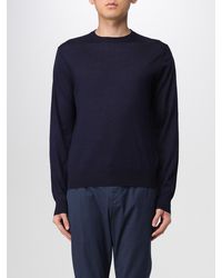 Ballantyne - Basic Rundhals-Pullover Aus Wolle - Lyst