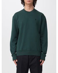 Ami Paris - Sweatshirt À Col Rond En Coton Avec Logo Ami De Coeur Brodé - Lyst