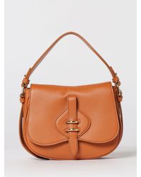 Coccinelle - Mavery Small Hammered Leather Bag - Lyst