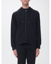 Paul Smith - Cotton Zip-Up Hoodie With Drawstring - Lyst