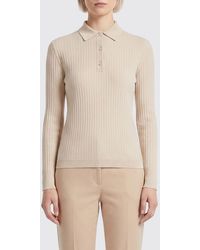 Max Mara - Cashmere And Silk Polo Shirt - Lyst