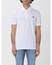 Fred Perry - Cotton Polo Shirt With Logo - Lyst