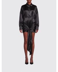The Attico - Satin Shirtdress - Lyst