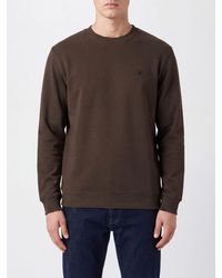 Dondup - Cotton Crewneck Jumper With Contrast Logo - Lyst