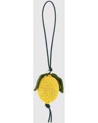 JW Anderson - Crochet Cotton Keychain With Metallic Logo - Lyst