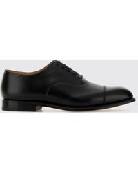 Church's - Smooth Calfskin Oxford Shoes With Round Toe And Leather Sole - Lyst
