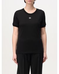 Dolce & Gabbana - Dolce &Amp Gabbana Cotton T-Shirt With Logo - Lyst