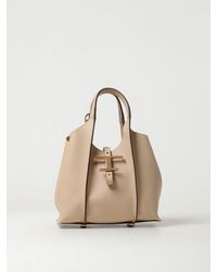 Tod's - T Timeless Grained Leather Bag - Lyst