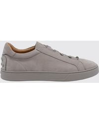 Tod's - Suede Leather Slip-On Sneakers With Heel Gommini - Lyst