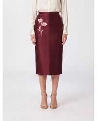 Erdem - Floral Silk Blend High-Waisted Midi Pencil Skirt - Lyst