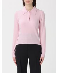 Jil Sander - Virgin Wool Knit Polo Shirt - Lyst