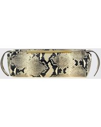 KHAITE - Python Print Calfskin Pouch - Lyst