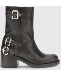 Chloé - Chlo&Eacute Dakota Ankle Boots Aus Used-Leder - Lyst