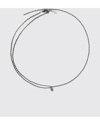 Brunello Cucinelli - Faceted Metal Necklace - Lyst