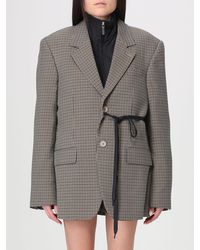 Balenciaga - Vichy Lyocell Blazer - Lyst
