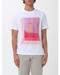 Paul Smith - Graphic Print Organic Cotton Crew-Neck T-Shirt - Lyst