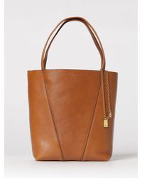 Chloé - Chlo&Eacute Spin Tasche Aus Genarbtem Leder - Lyst