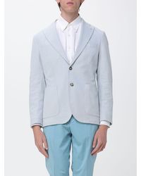 Manuel Ritz - Single-Breasted Cotton Blazer - Lyst