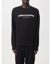Armani Exchange - Felpa in cotone con logo - Lyst