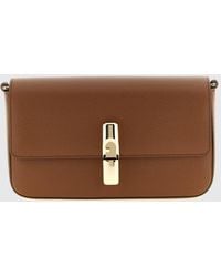 Furla - Iride Leather Crossbody Bag By With Flap Closure - Lyst