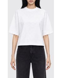 Marni - Cotton Crewneck T-Shirt With Dropped Shoulders And Short Sleeves - Lyst