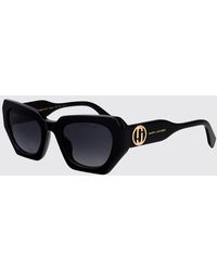 Marc Jacobs - Rechteckige Sonnenbrille Aus Acetat Mit Double J-Logo - Lyst