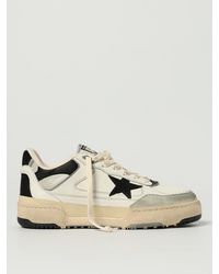 Golden Goose - Forty 2 Used Leather And Mesh Sneakers - Lyst