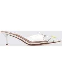 Alaïa - Bloom Leder-Mules Von Mit Blumenapplikation Und Mittelhohem Stiletto-Absatz - Lyst