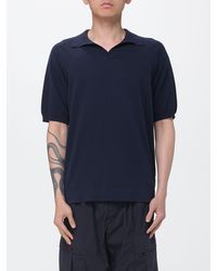 C.P. Company - Cotton Knit Polo Shirt - Lyst