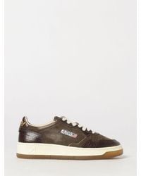 Autry - Baskets Medalist Low En Cuir Et Daim Avec Empiècements À Imprimé Animal - Lyst